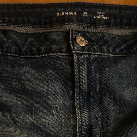 Old Navy Women's Dark Blue Ankle Jeans - Picture 2 of 6